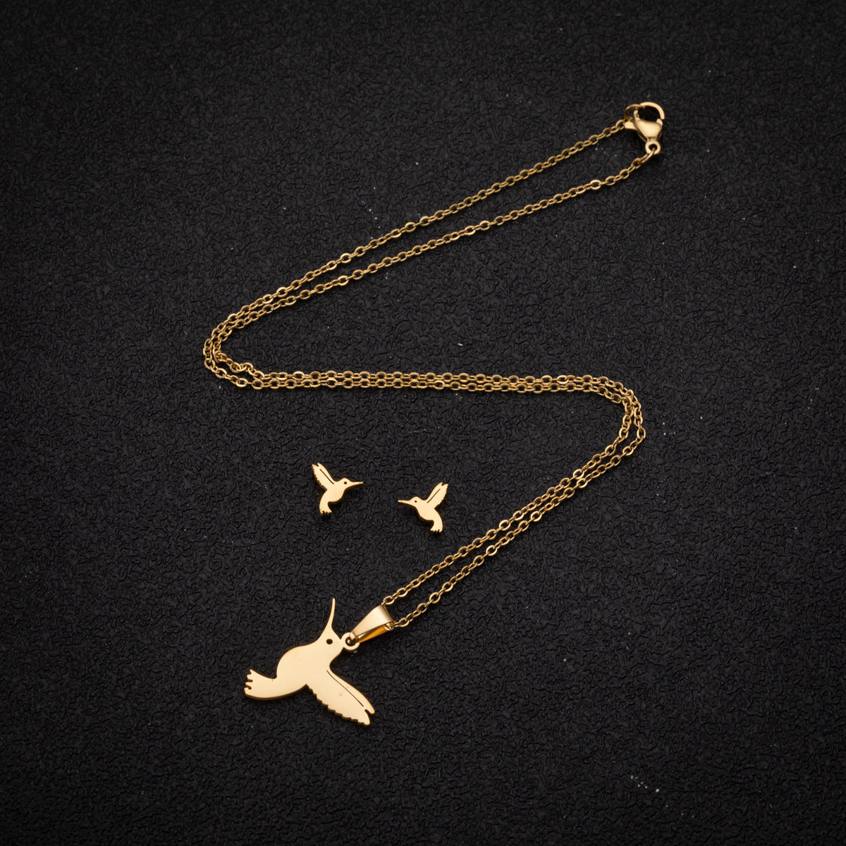 Cute Little Animal Stainless Steel Jewelry Set