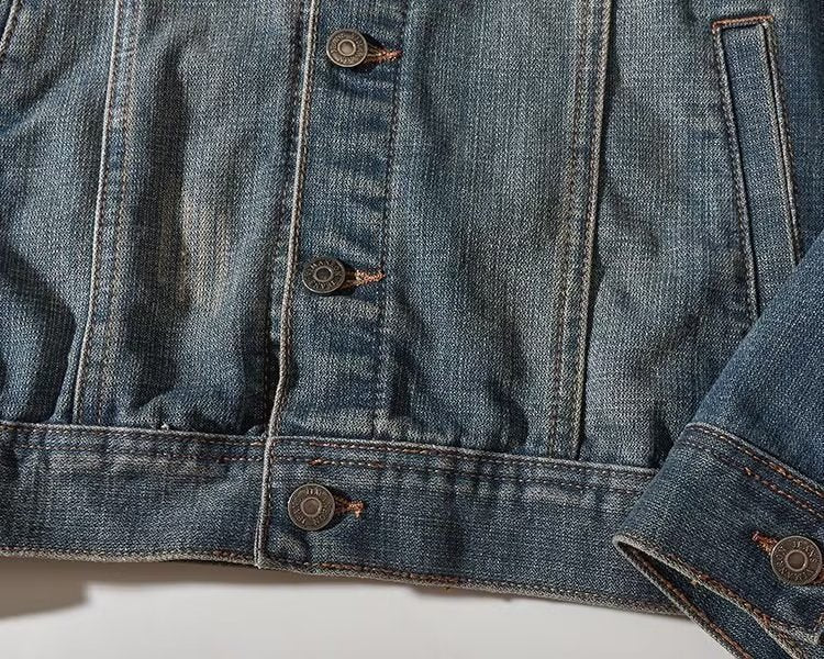 Top Denim Coat Men's Spring And Autumn Jacket Loose