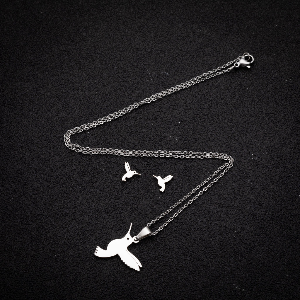 Cute Little Animal Stainless Steel Jewelry Set