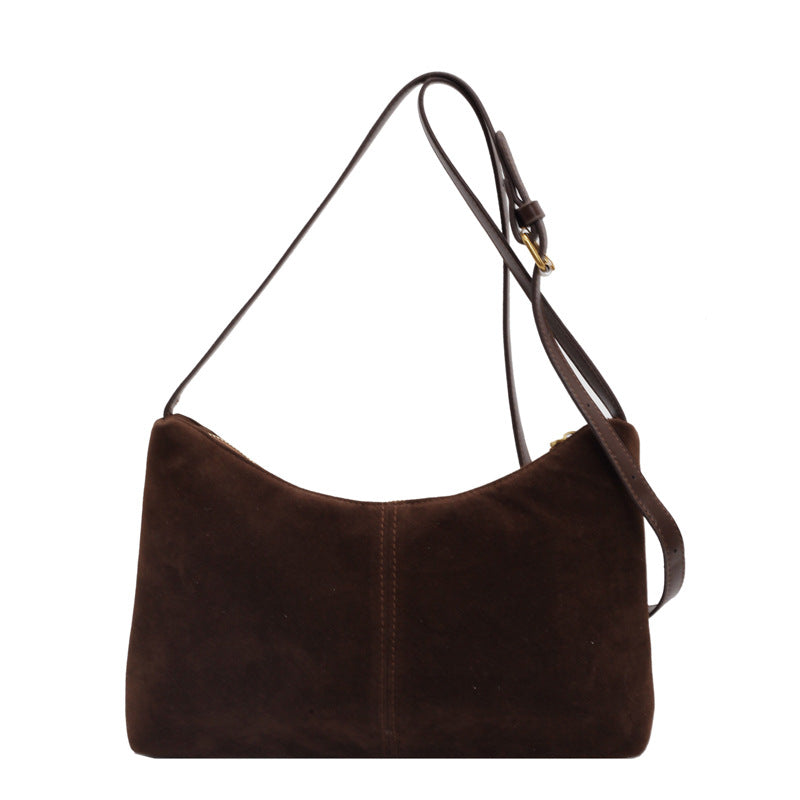 Retro Suede Underarm Bag -Women's Daily Commute