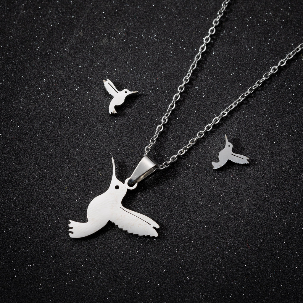 Cute Little Animal Stainless Steel Jewelry Set