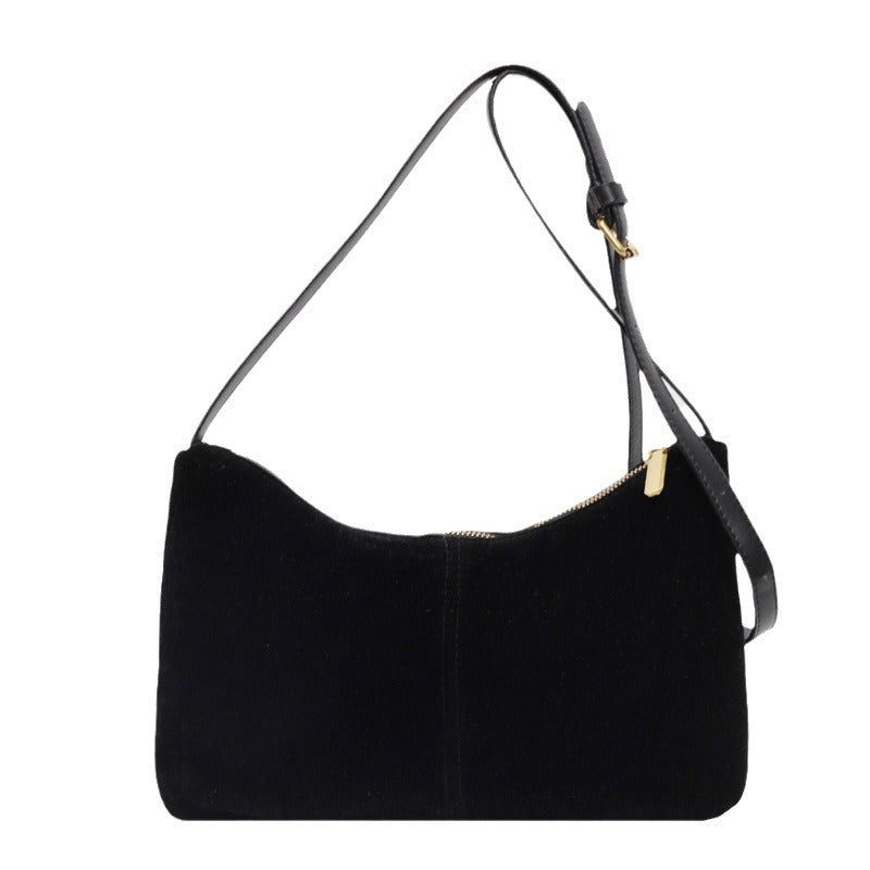 Retro Suede Underarm Bag -Women's Daily Commute