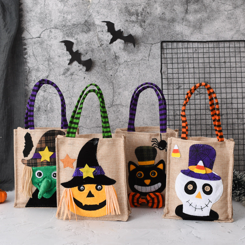 Halloween Candy Tote Bag For Kids - Props Shopping Bags