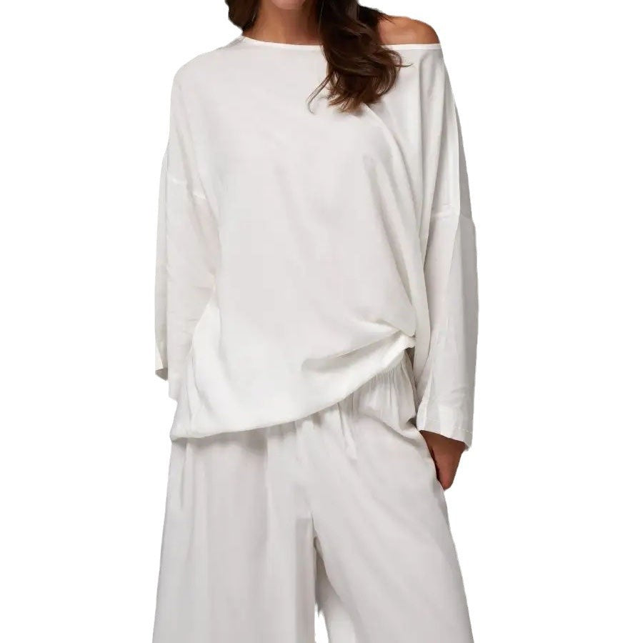 Lazy Casual Loose Top Women's Suit