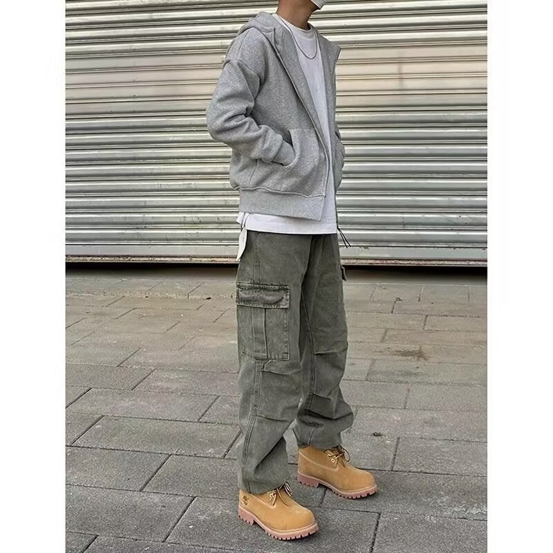 Retro Loose -Casual Denim Trousers