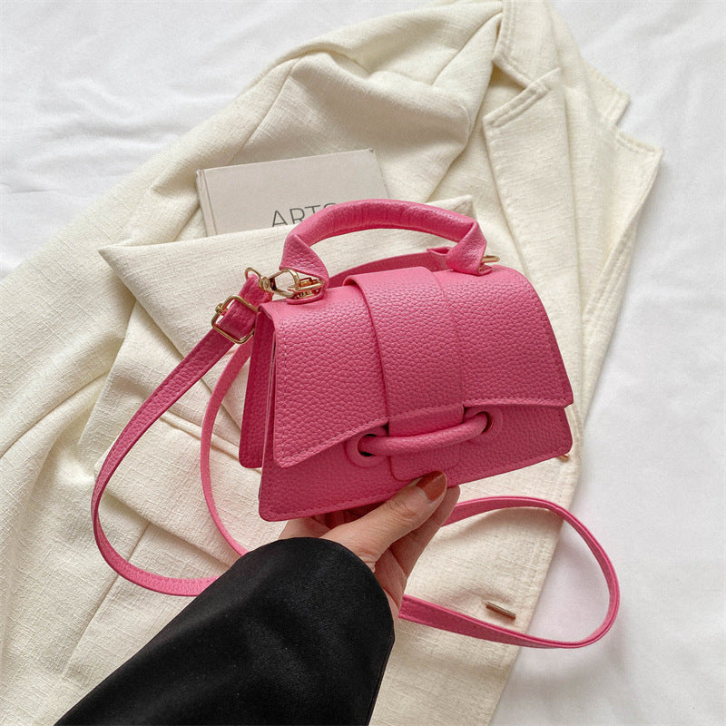 Style Solid Color Shoulder Bag