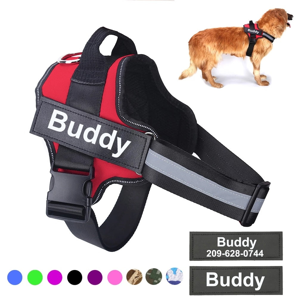 Dog Harness NO PULL Reflective Breathable -Adjustable