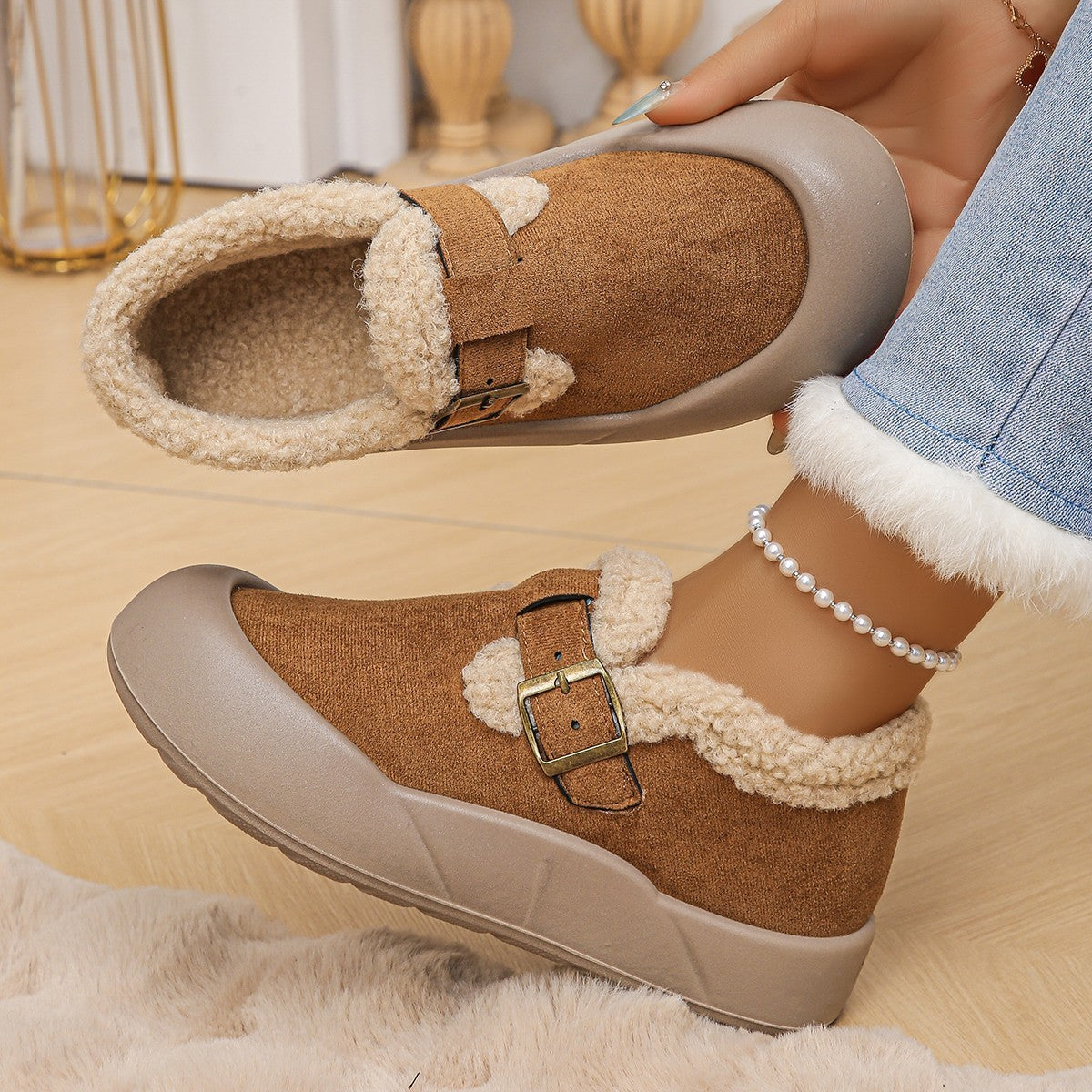 Winter Non-slip - Thermal Cotton Shoes