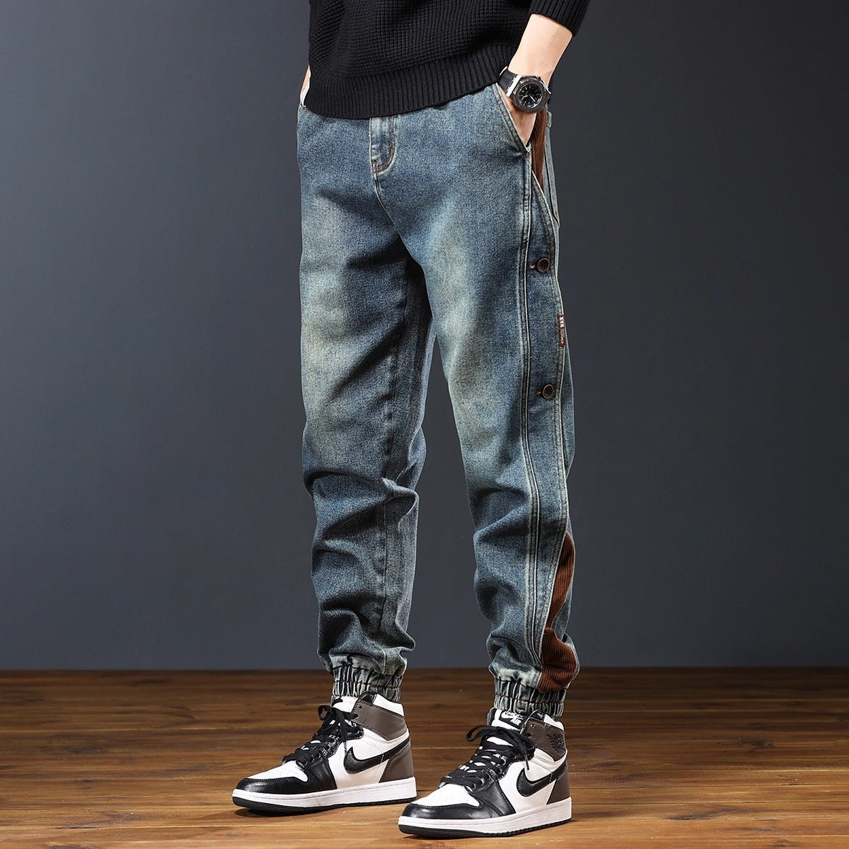 Loose All-matching Casual Trendy Ankle Banded Pants