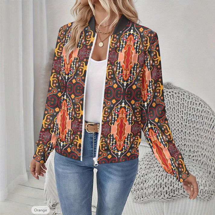 Printed Cardigan Women's Casual