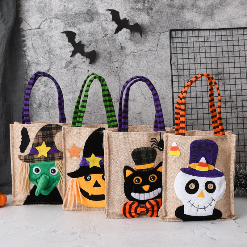 Halloween Candy Tote Bag For Kids - Props Shopping Bags
