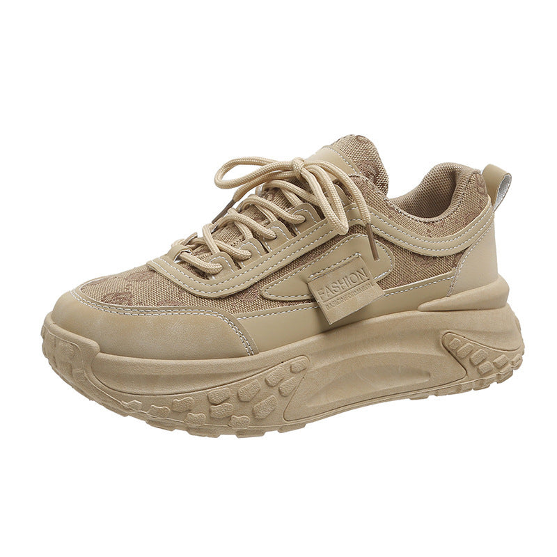 New Breathable All-matching Platform Running Shoes Women