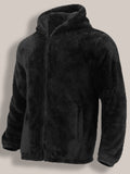 Winter New Men's Fleece Lined Padded Warm Keeping Hooded Jacket