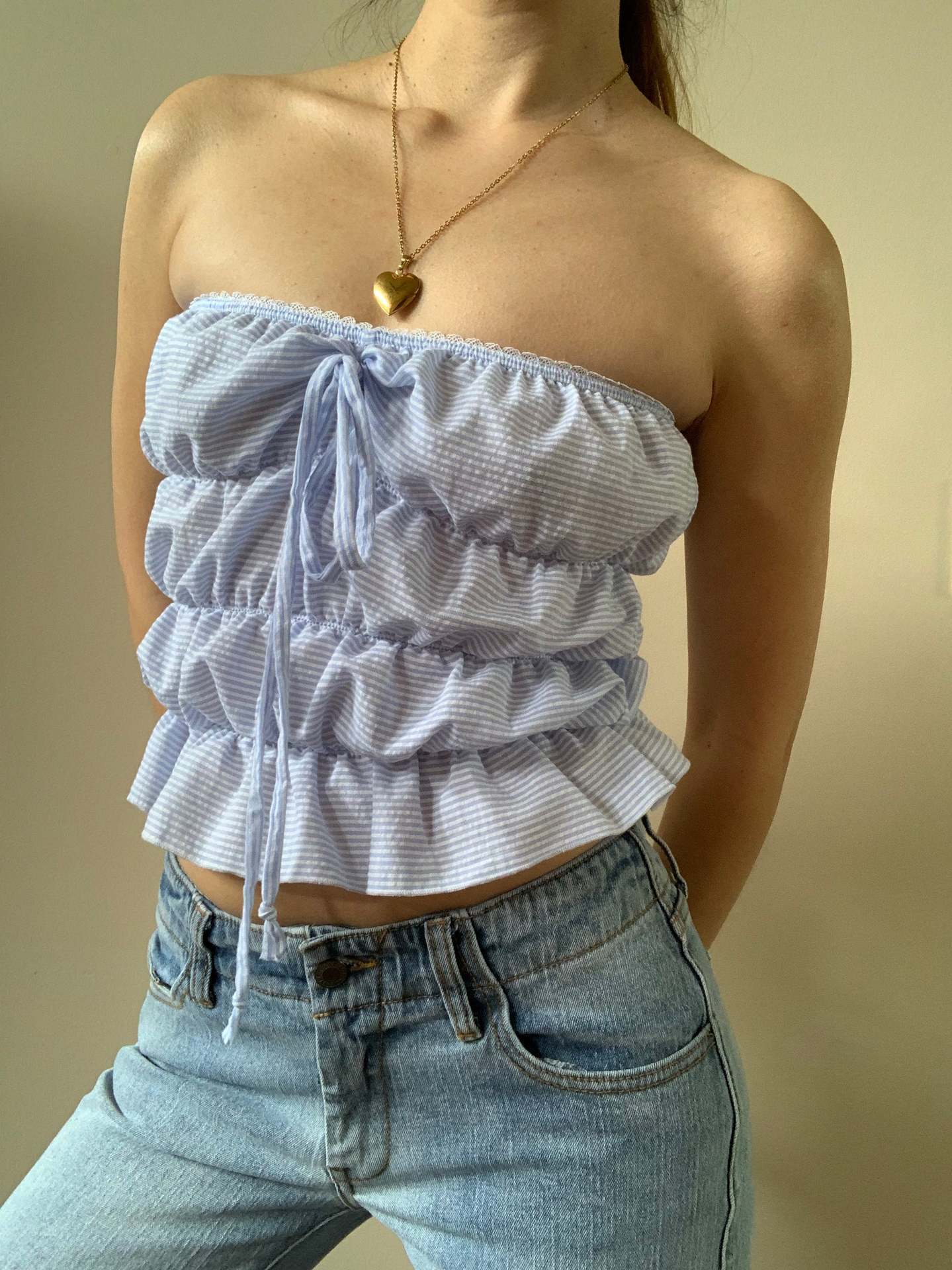 Street Fashion -Tube Top