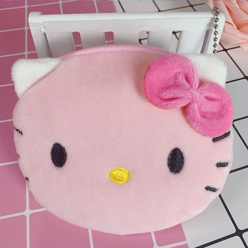 Cartoon Cute Portable Mini Plush- Earphone /Key /Coin Purse