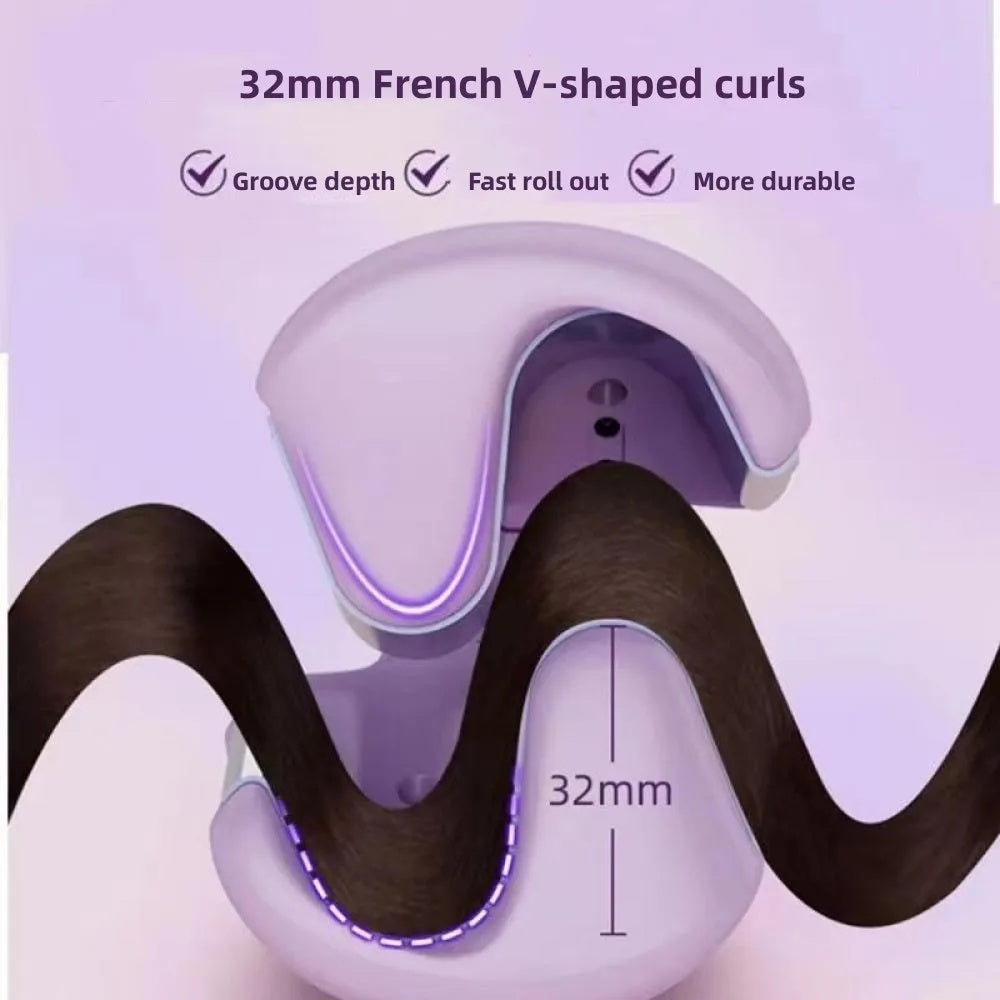 Hair Curler 4 Temperature Adjustable Fast Heating
