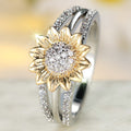 Sunflower Full Diamond /Fashion Ring For Women