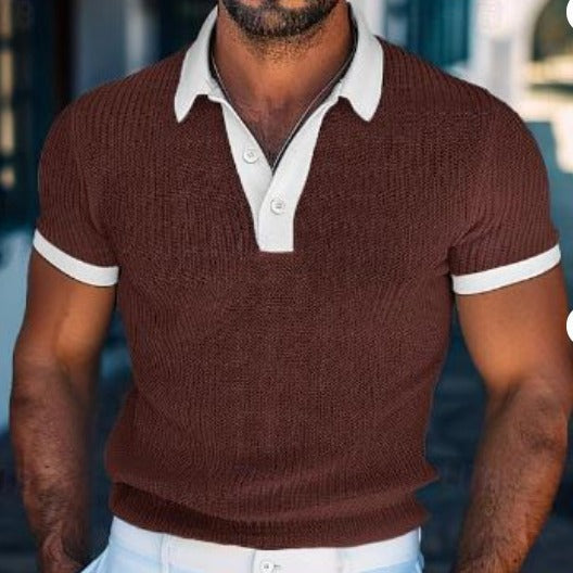 Short Sleeve Men's Polo Shirt Fashion T-shirt