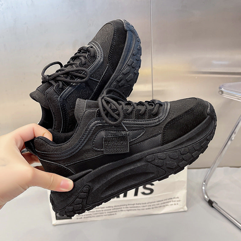 New Breathable All-matching Platform Running Shoes Women