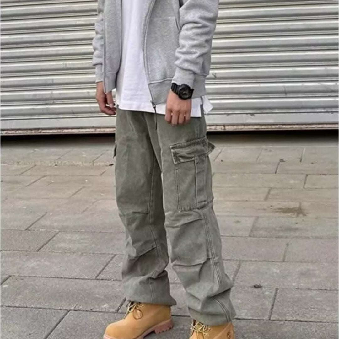 Retro Loose -Casual Denim Trousers