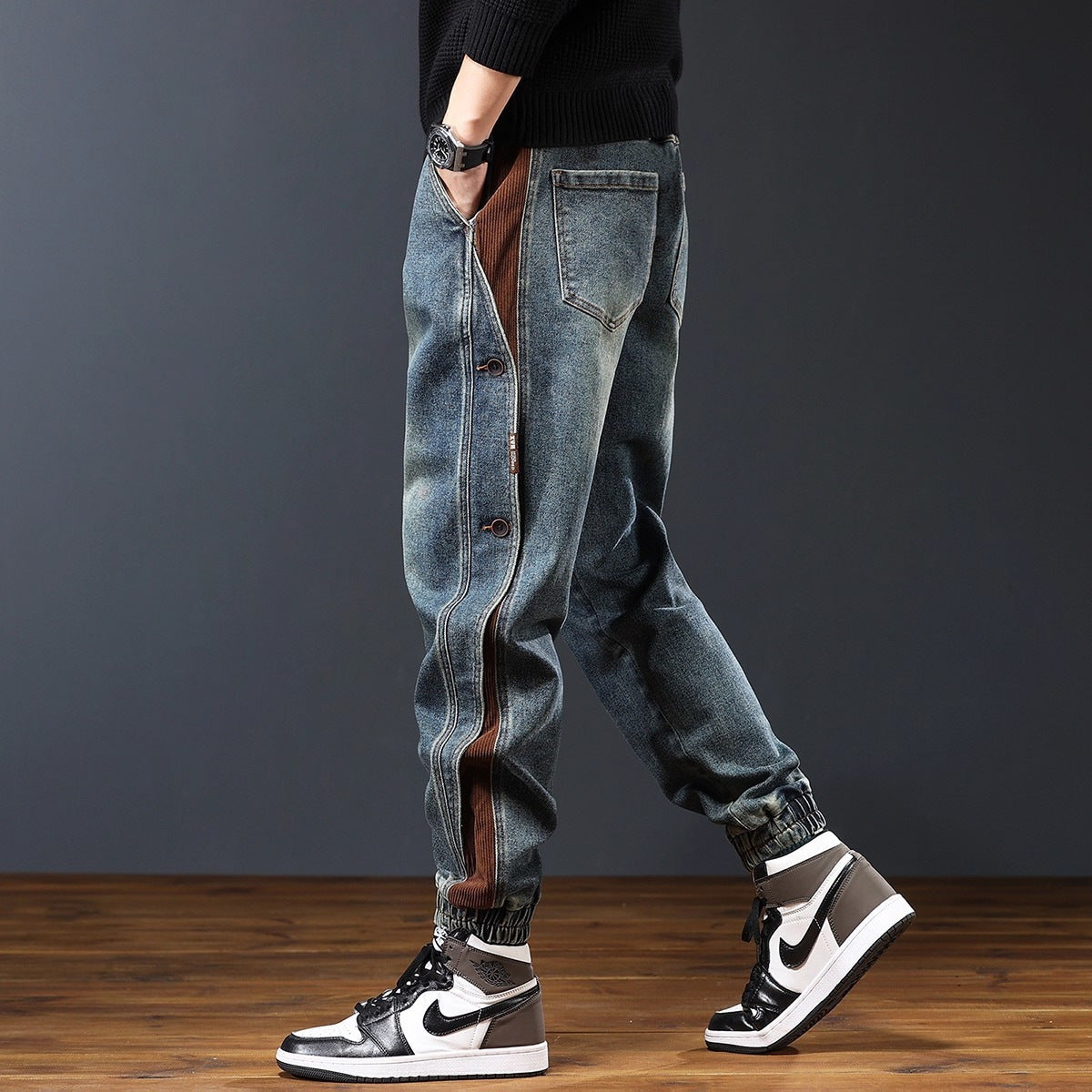 Loose All-matching Casual Trendy Ankle Banded Pants